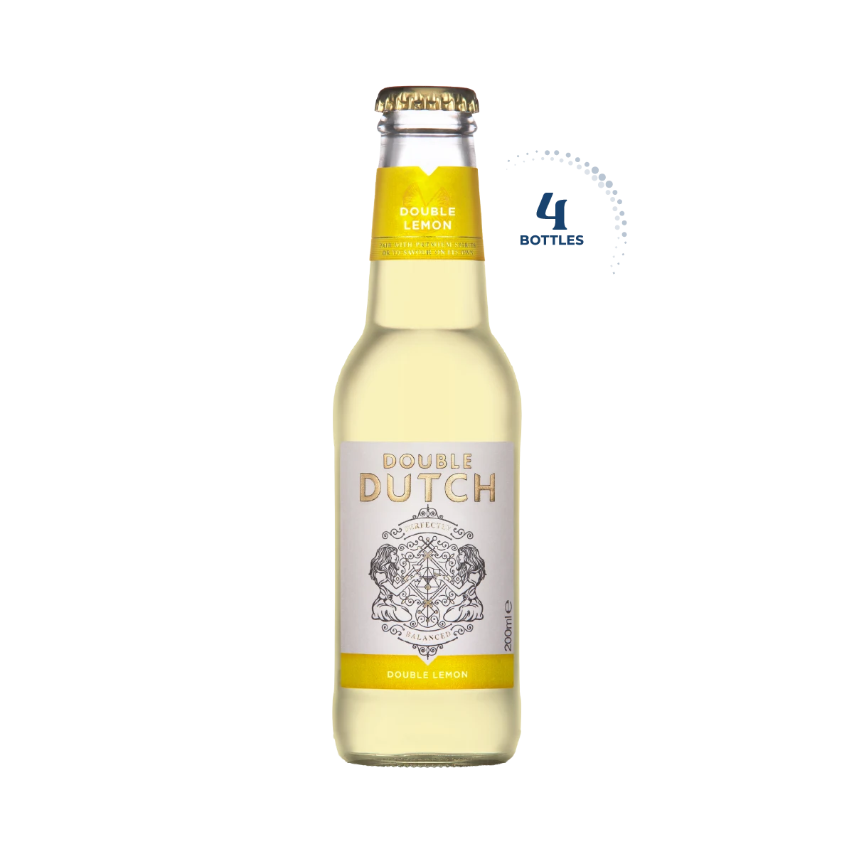 Double Dutch Double Lemon Lemonade, Case 4x200ml