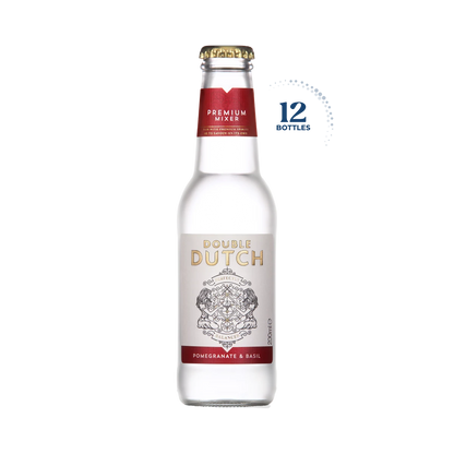 Double Dutch Pomegranate &amp; Basil Tonic, Case 12x200ml