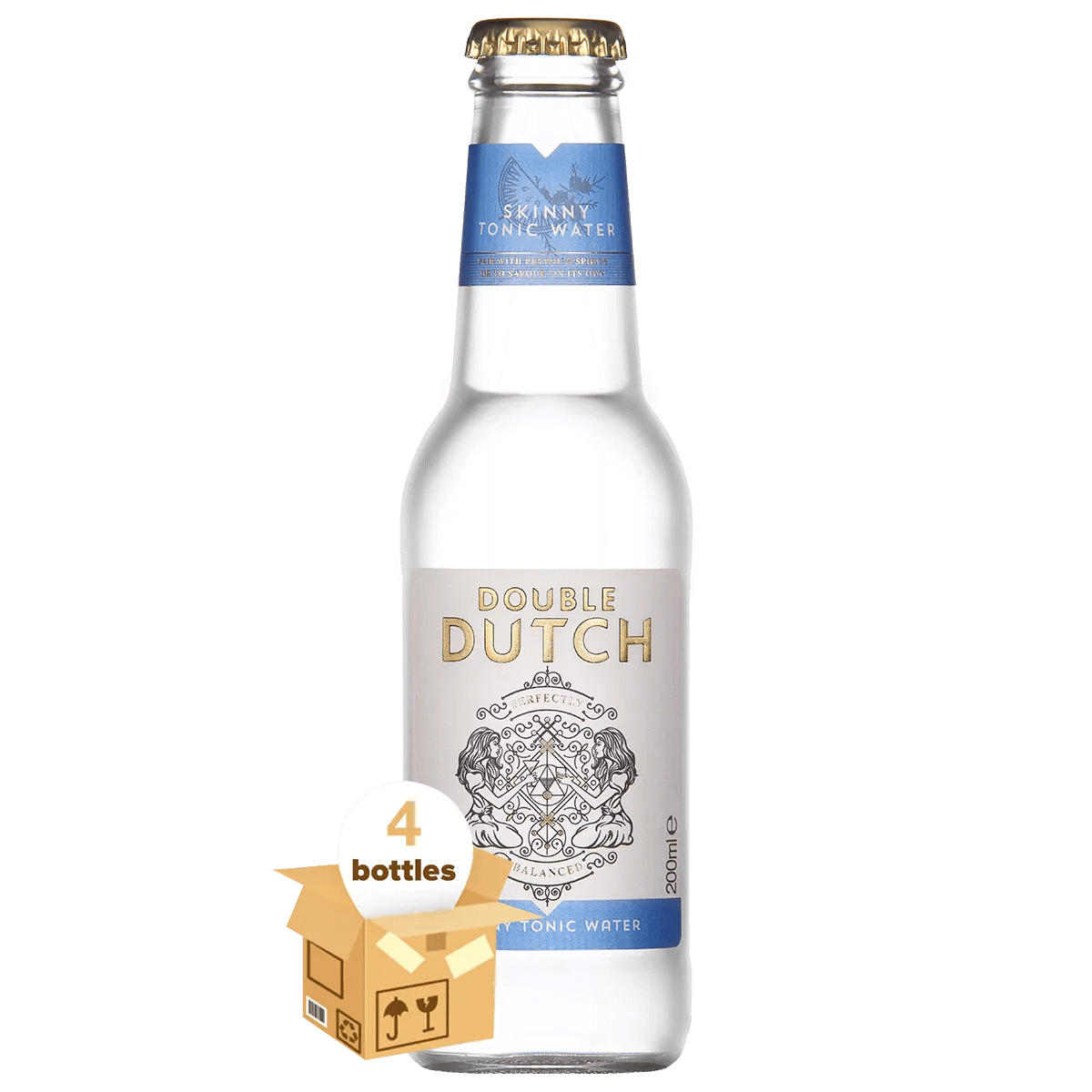 Double Dutch Skinny Tonic Water, Case 4x200ml