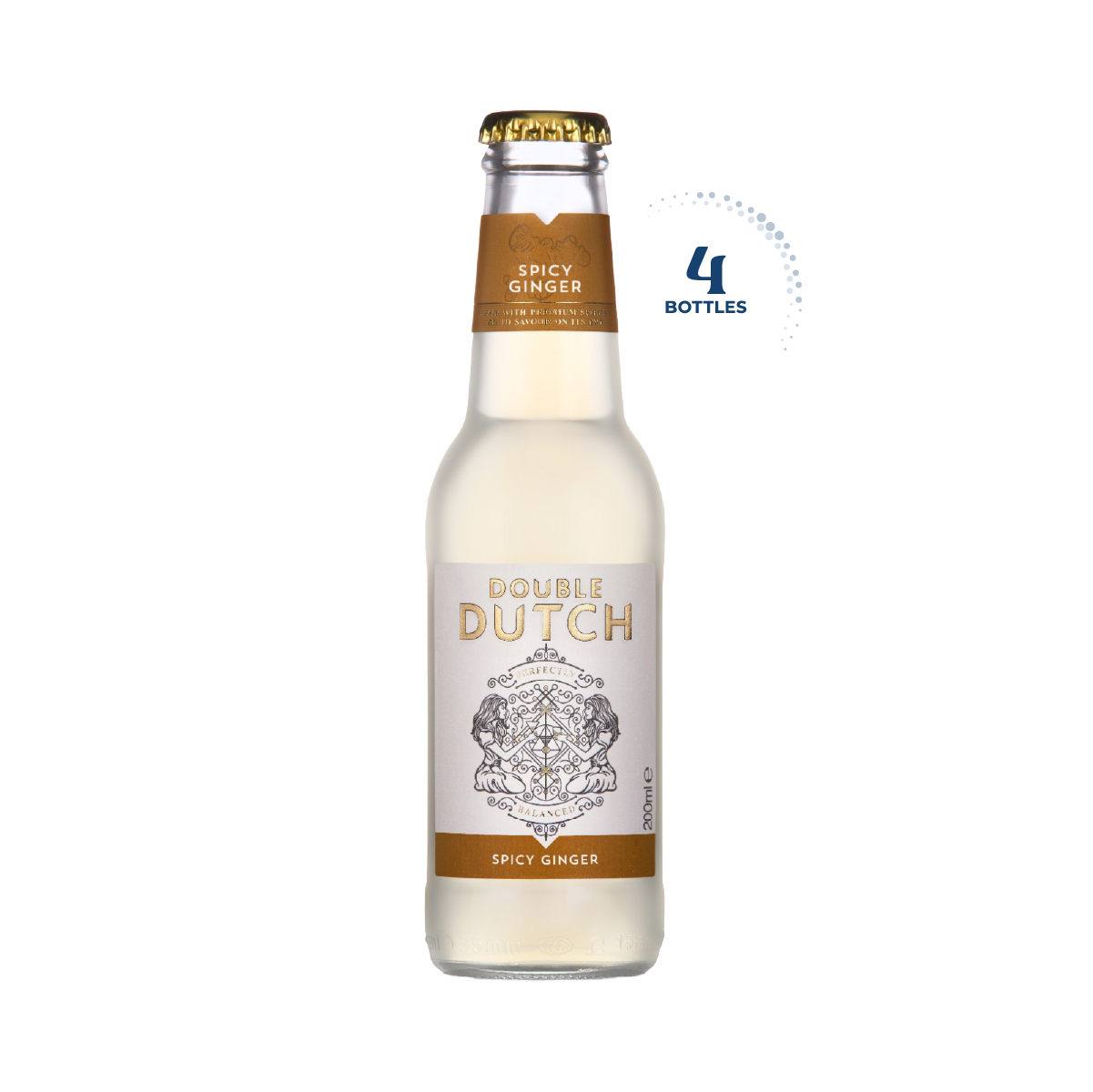 Double Dutch Spicy Ginger, 4x200ml