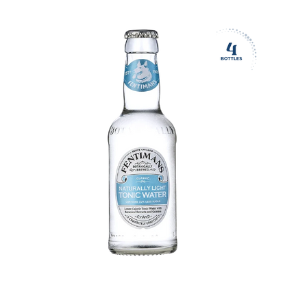 Fentimans Naturally Light Tonic Water, 4x200ml