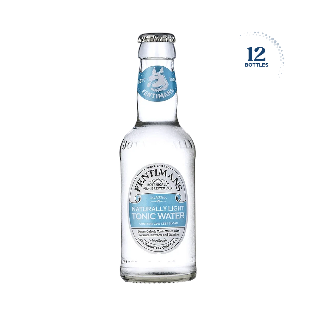 Fentimans Naturally Light Tonic Water, 12x200ml