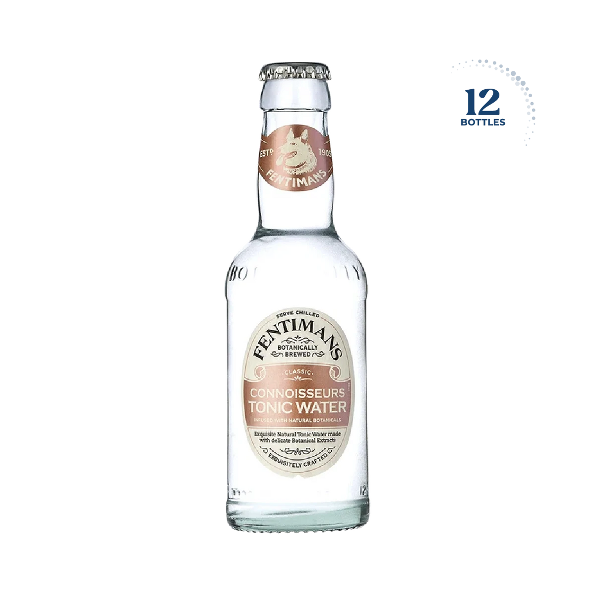 Fentimans Cannoisseurs Tonic Water, 12x200ml