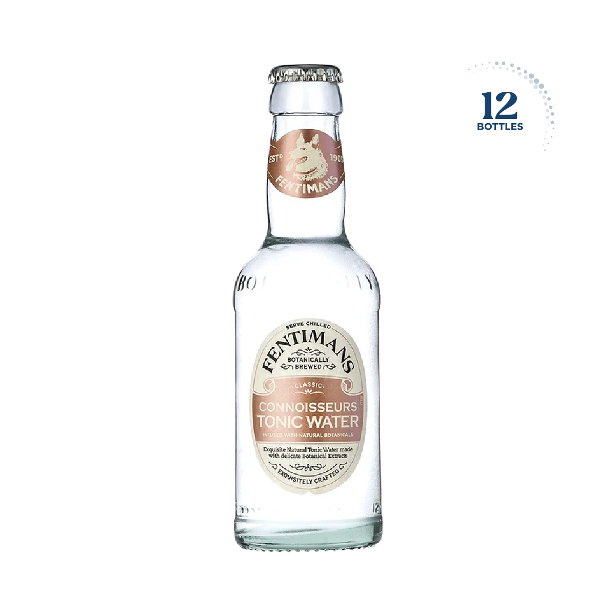 Fentimans Cannoisseurs Tonic Water, 12x200ml