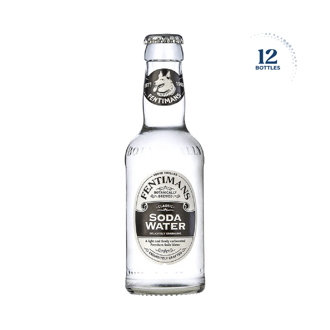 Fentimans Soda Water, 12x200ml