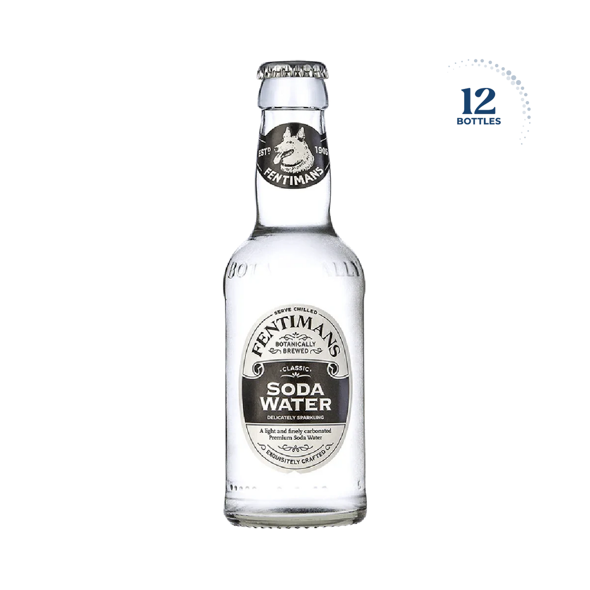 Fentimans Soda Water, 12x200ml