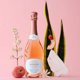 Gift Set French Bloom Le Rosé with Reverie's Blanc de Blancs with Italian Dark Coffee Slab