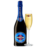 Gift Set Martini Dolce 0.0 Non Alcoholic Premium Sparkling Grape Beverage,75cl