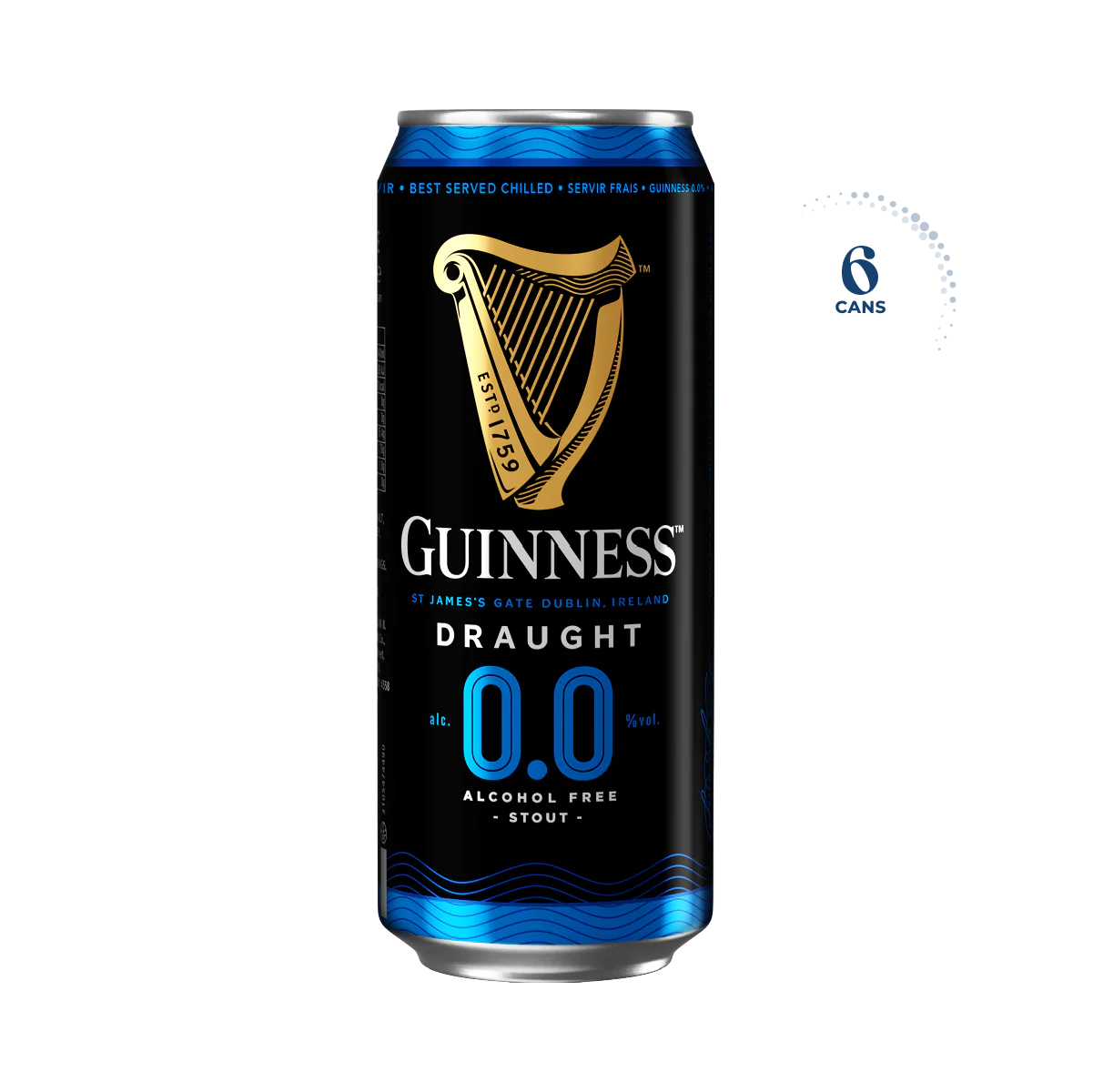 🎁 Guinness Draught 0.0%, 6x440ml (100% off)