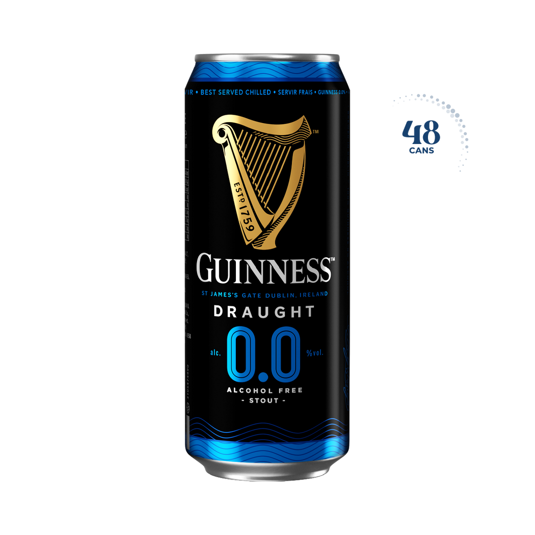 Guinness Draught 0.0%, Case 48x440ml