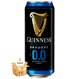 Guinness Draught 0.0%, Case 6x440ml