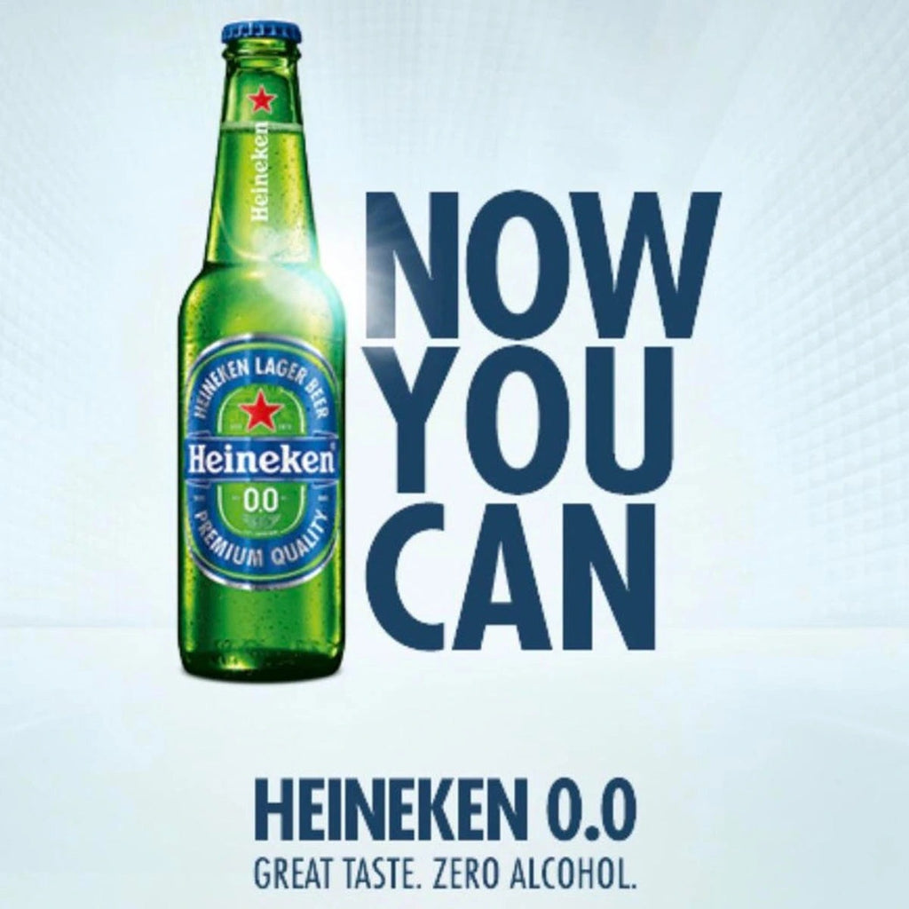 Peroni Nastro Azzurro 0.0% & Heineken 0.0%, 18x33cl