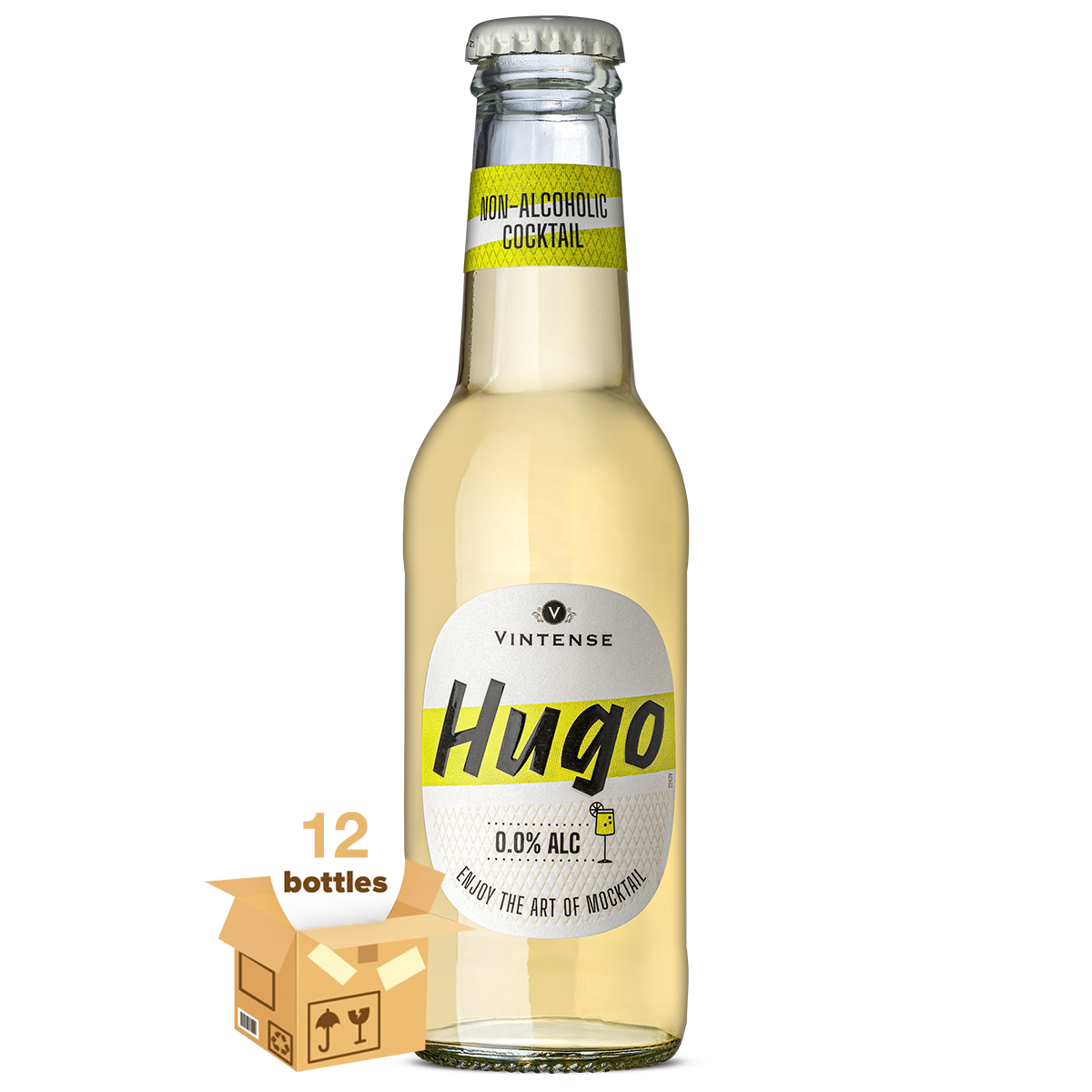 Vintense Hugo Non-Alcoholic Cocktail, Case 12x20cl