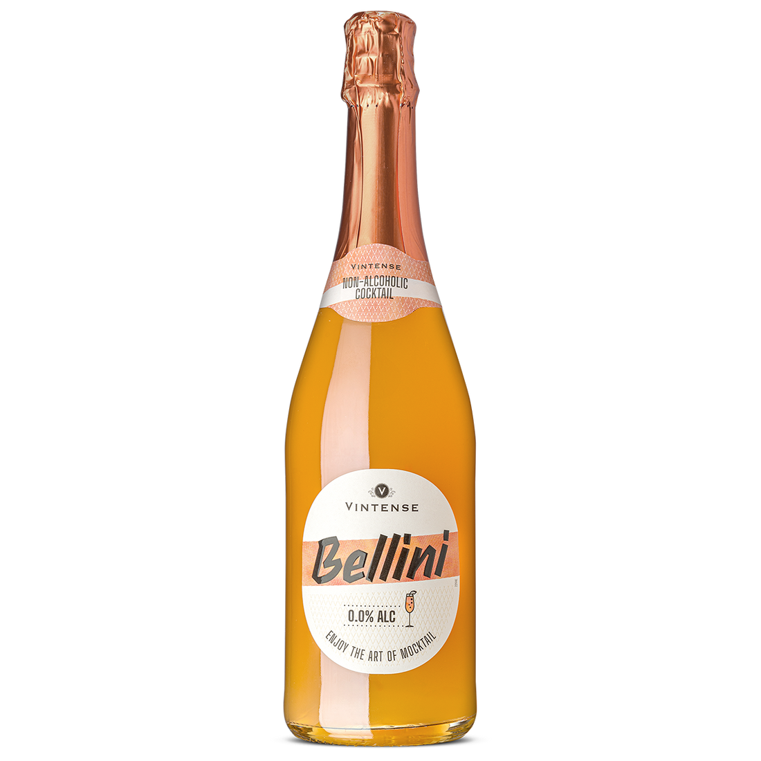 Vintense Bellini Non-Alcoholic Cocktail, 75cl