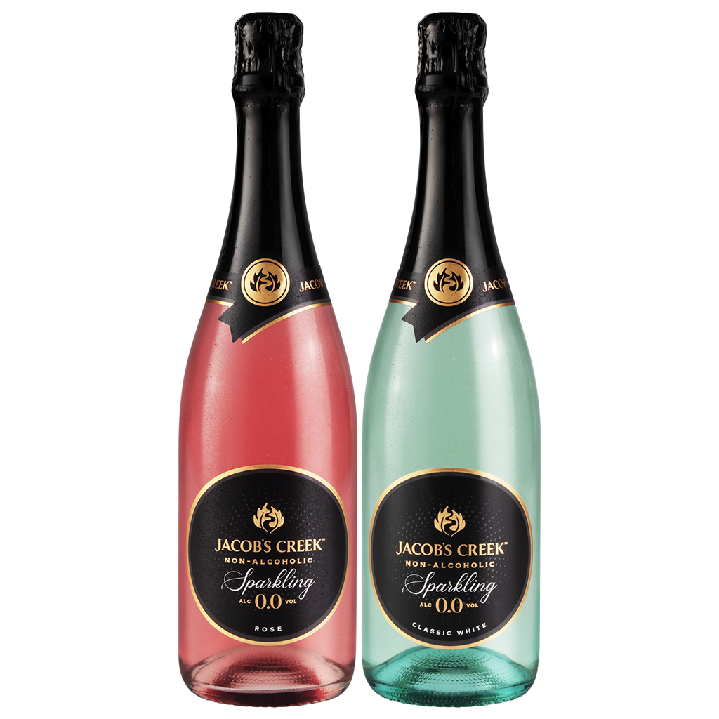 Jacob's Creek Non-Alcoholic Sparkling Wine Taster Bundle, Case 2x75cl