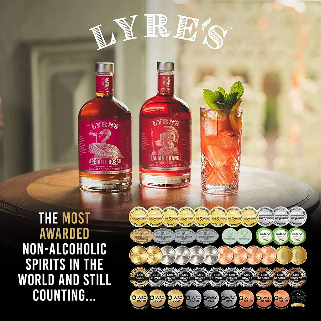 Lyre's Non Alcoholic Spirit, Mixed Case 3x70cl