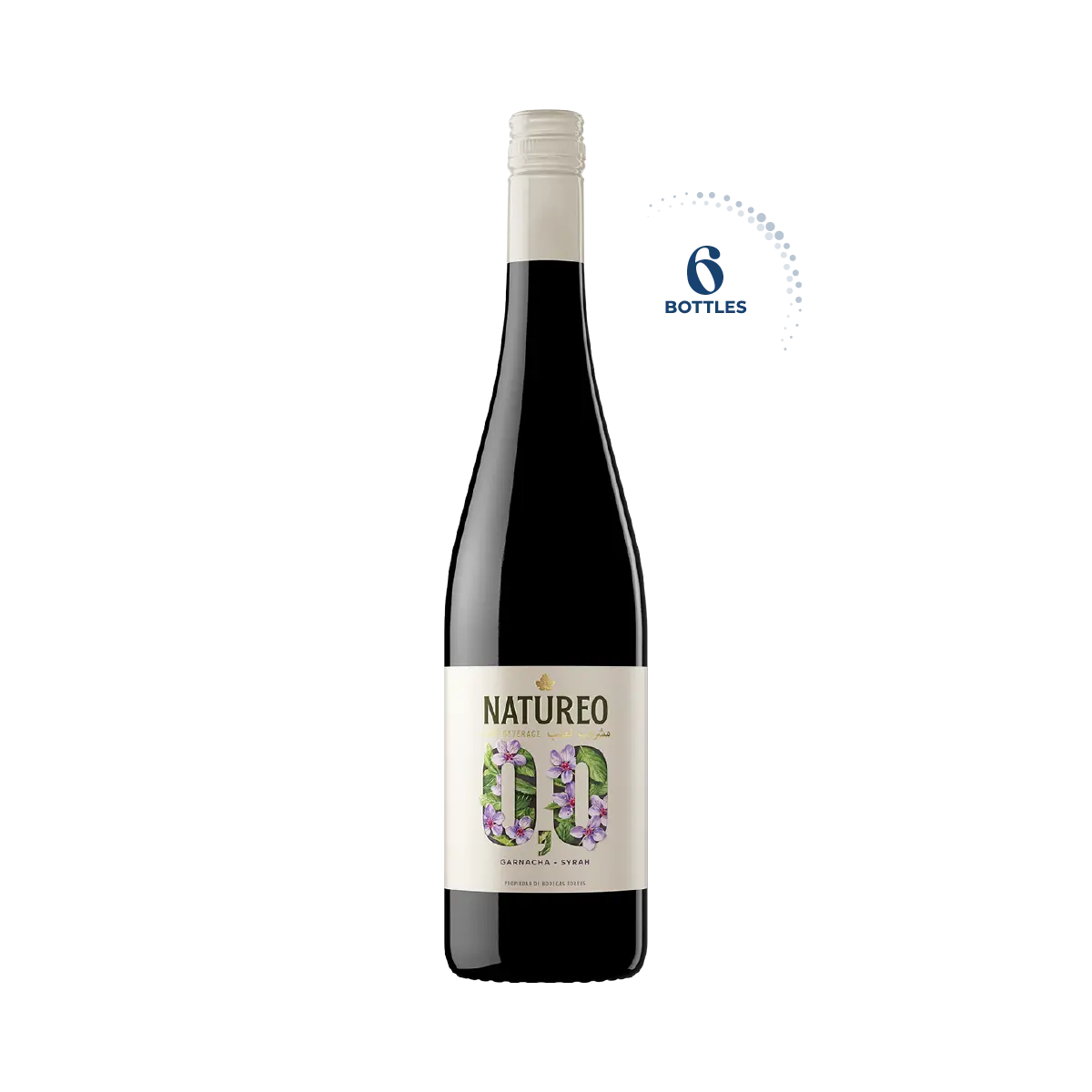 Natureo Garnacha Syrah Grape Beverage 0.0%, Case 6x75cl