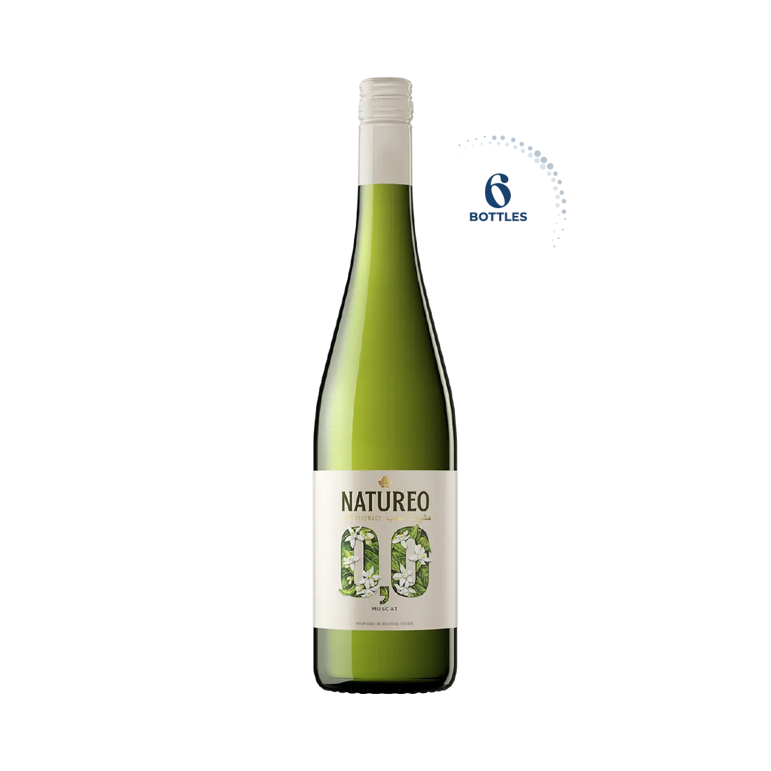 Natureo Muscat Grape Beverage 0.0%, Case 6x75cl
