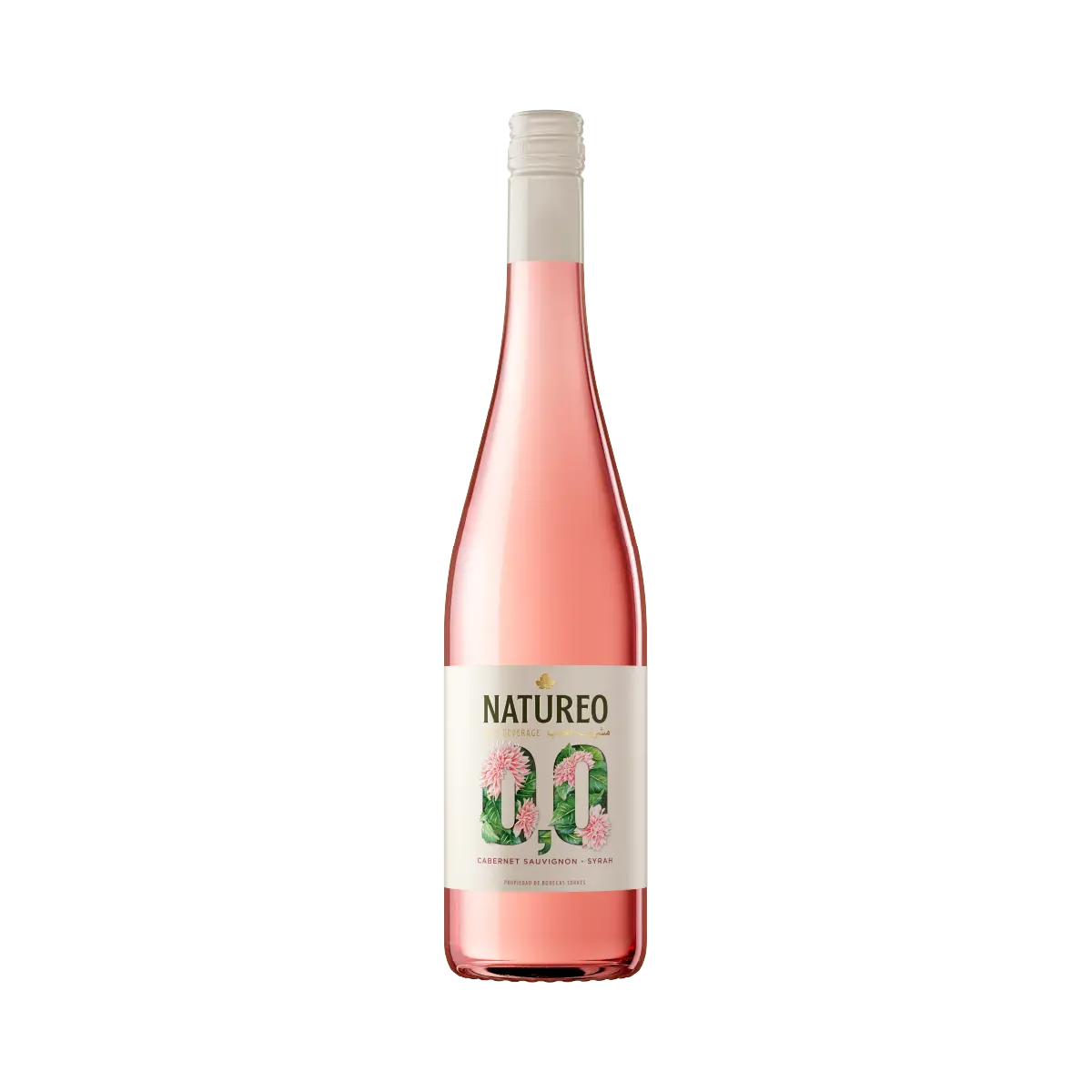 Natureo Rose Grape Beverage 0.0%, 75cl