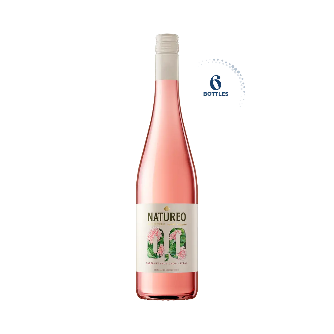 Natureo Rose Grape Beverage 0.0%, Case 6x75cl
