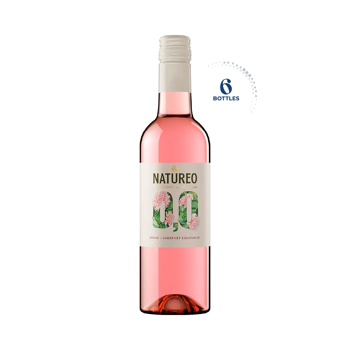 (Mini) Natureo Rose Grape Beverage 0.0%, Case 6x37.5cl