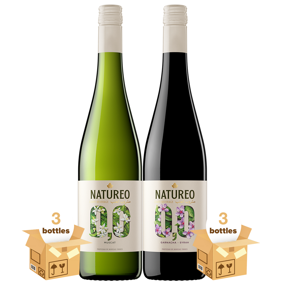 Natureo 0.0% Discovery Bundle, Case 6x75cl