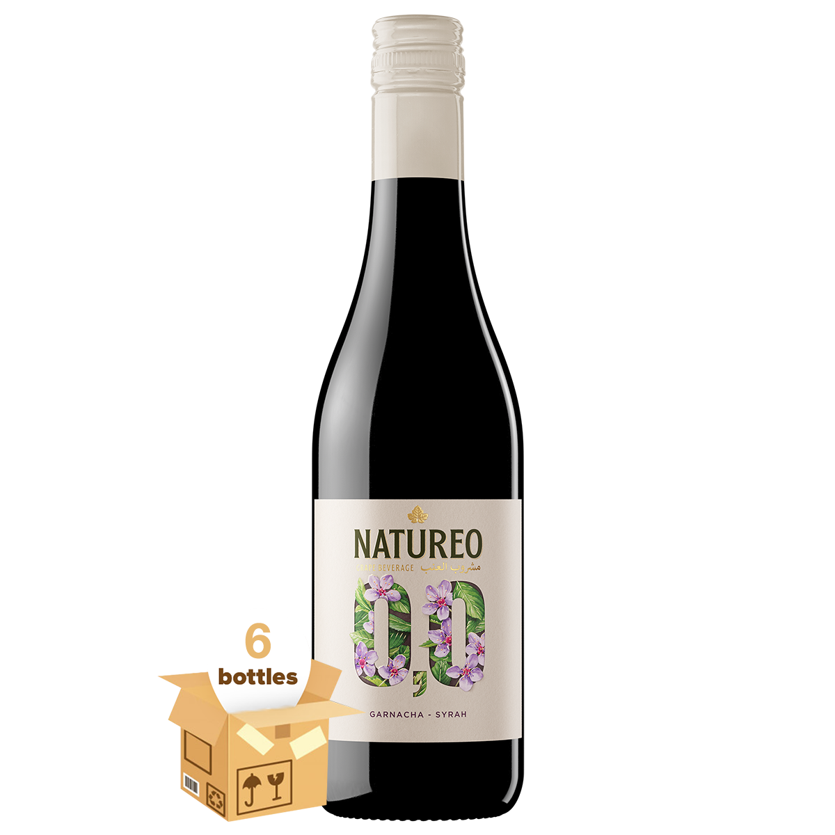 (Mini) Natureo Garnacha Syrah Grape Beverage 0.0%, Case 6x37.5cl