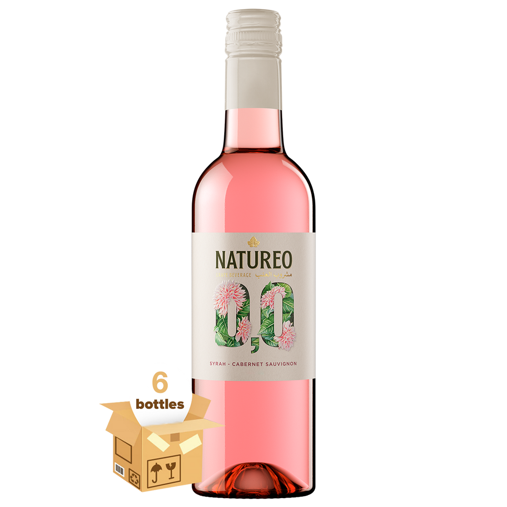 (Mini) Natureo Rose Grape Beverage 0.0%, Case 6x37.5cl