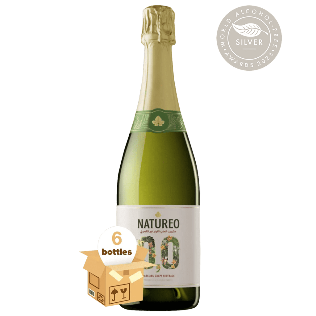 Natureo Sparkling Muscat Grape Beverage 0.0%, Case 6x75cl