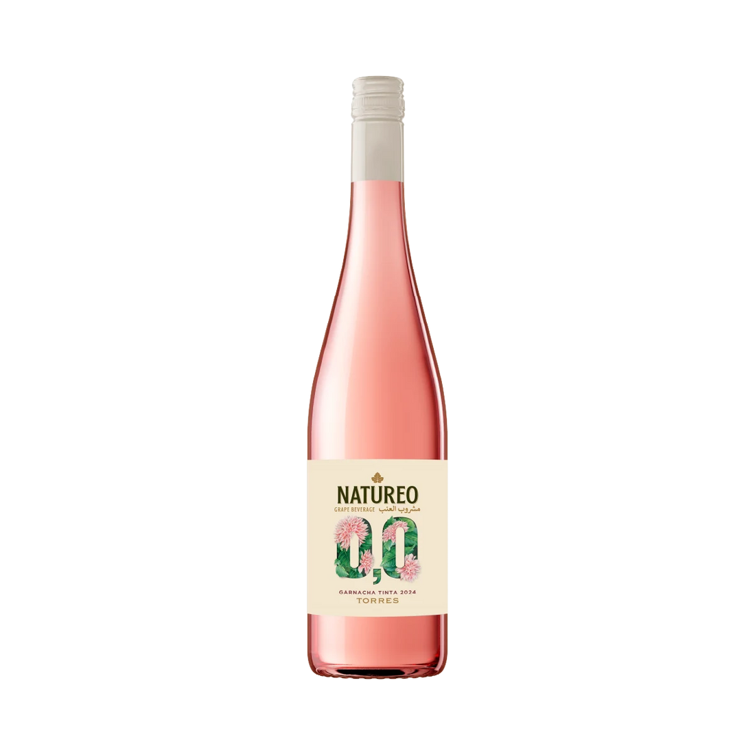 Natureo Rose Garnacha Tinta Non Alcoholic Grape Beverage, 750ml