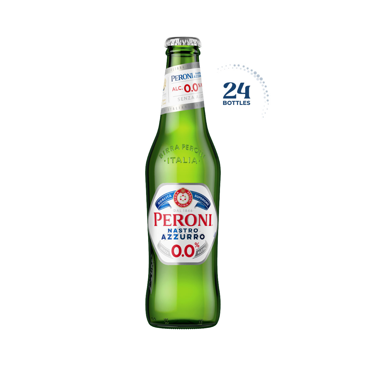 Peroni Nastro Azzurro 0.0%, 24x330ml