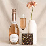 Gift Set French Bloom Le Rosé with Reverie's Noir de Blanc with Fig & Pistachio Bar