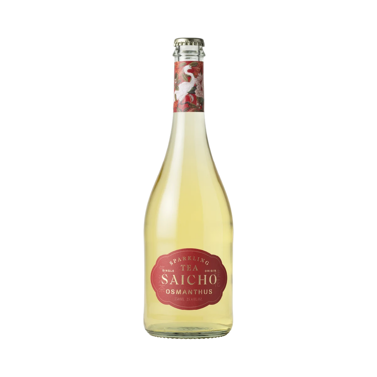 Saicho Osmanthus Sparkling Oolong Tea, 750ml