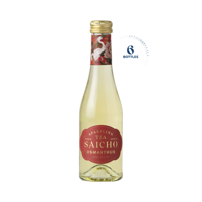 Saicho Osmanthus Sparkling Oolong Tea, 6x200ml