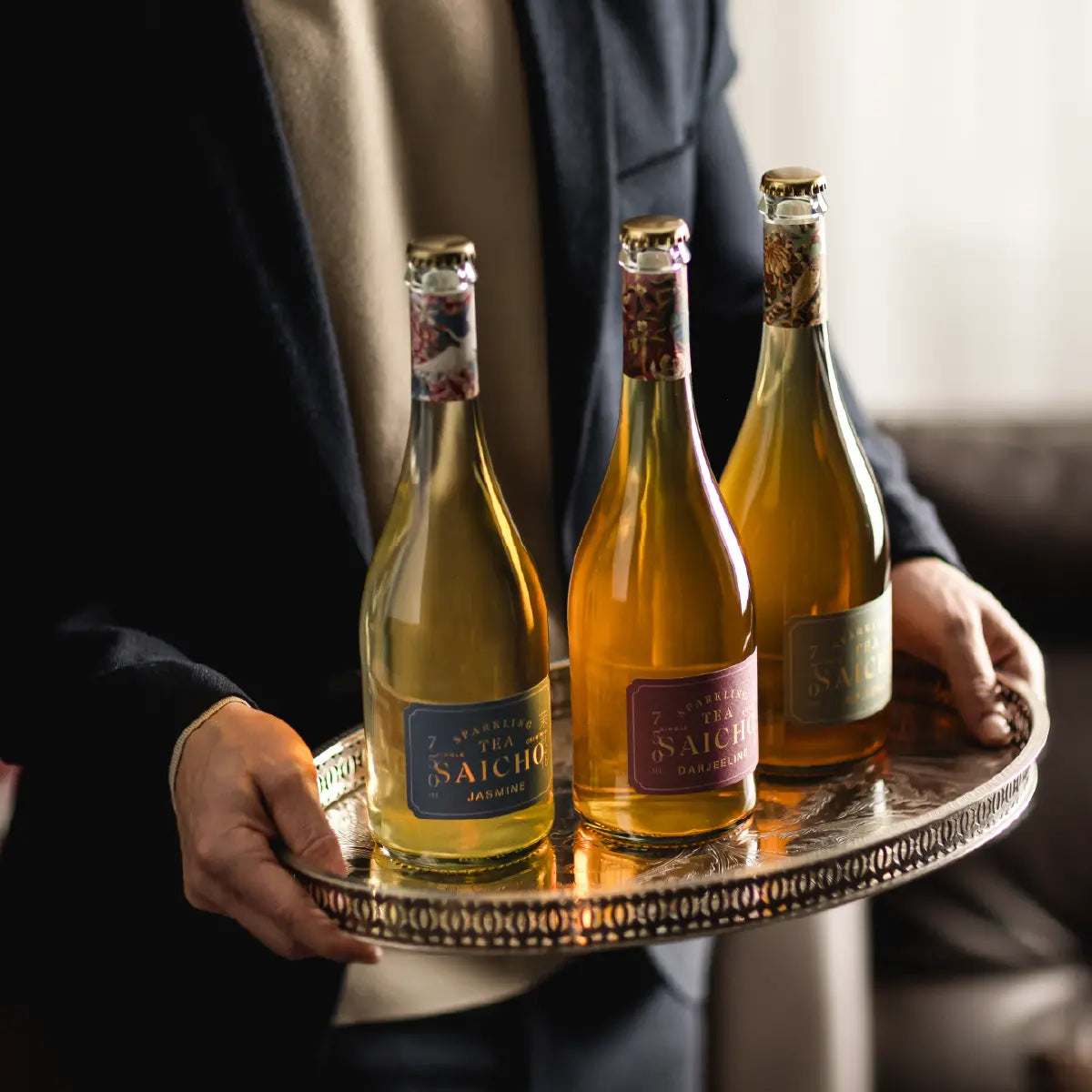 Saicho Jasmine Sparkling Tea, 750ml