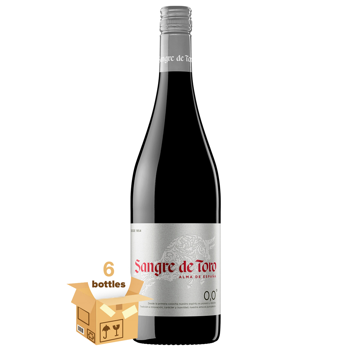 Sangre de Toro Red 0.0%, Case 6x75cl