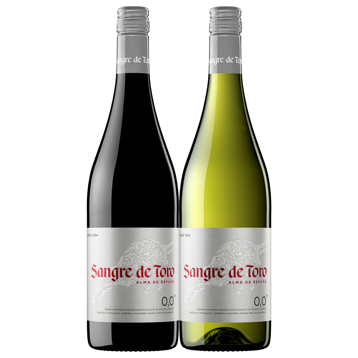 Sangre De Toro Red &amp; White 0.0%, Mixed Case 2x75cl