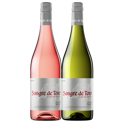 Sangre De Toro Rose &amp; White 0.0%, Mixed Case 2x75cl