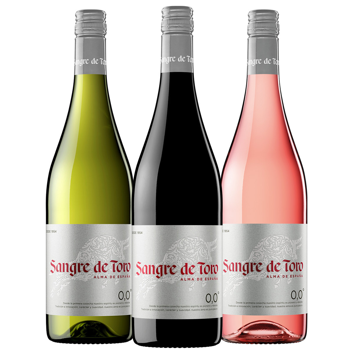 Sangre de Toro Taster Bundle 0.0%, Mixed Case 3x75cl