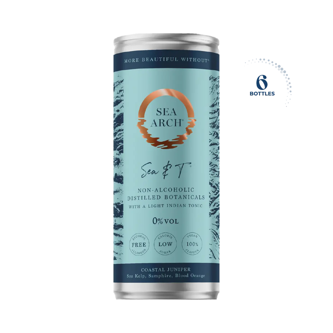 Sea Arch Sea &amp; T Non Alcoholic Gin &amp; Tonic, Case 6x250ml