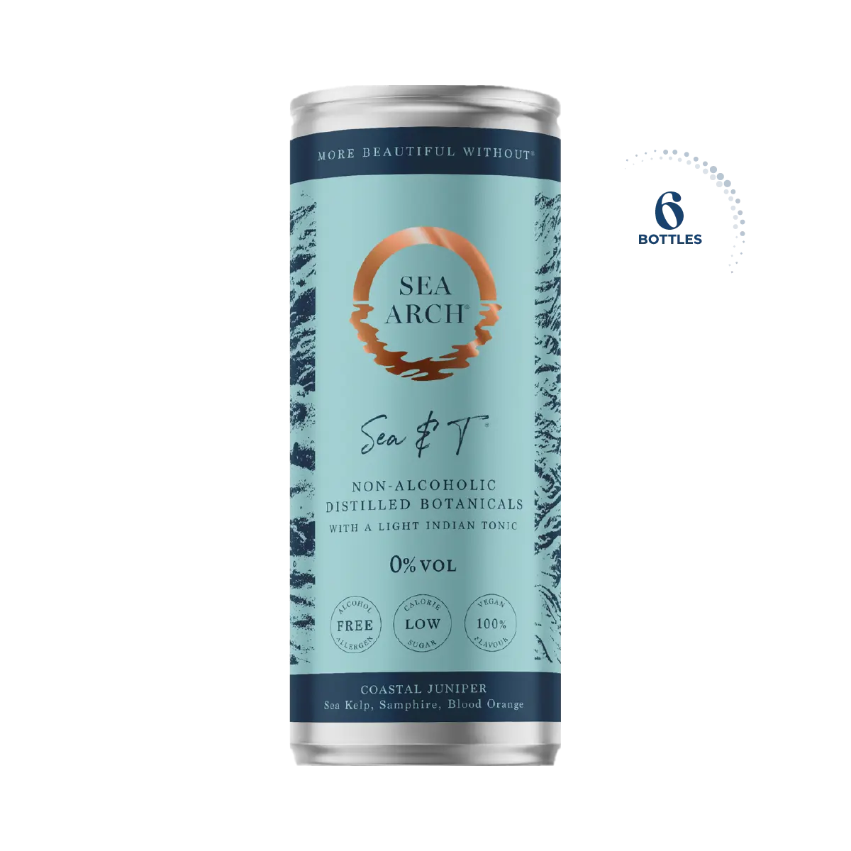 Sea Arch Sea &amp; T Non Alcoholic Gin &amp; Tonic, Case 6x250ml
