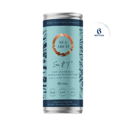 Sea Arch Sea &amp; T Non Alcoholic Gin &amp; Tonic, Case 6x250ml
