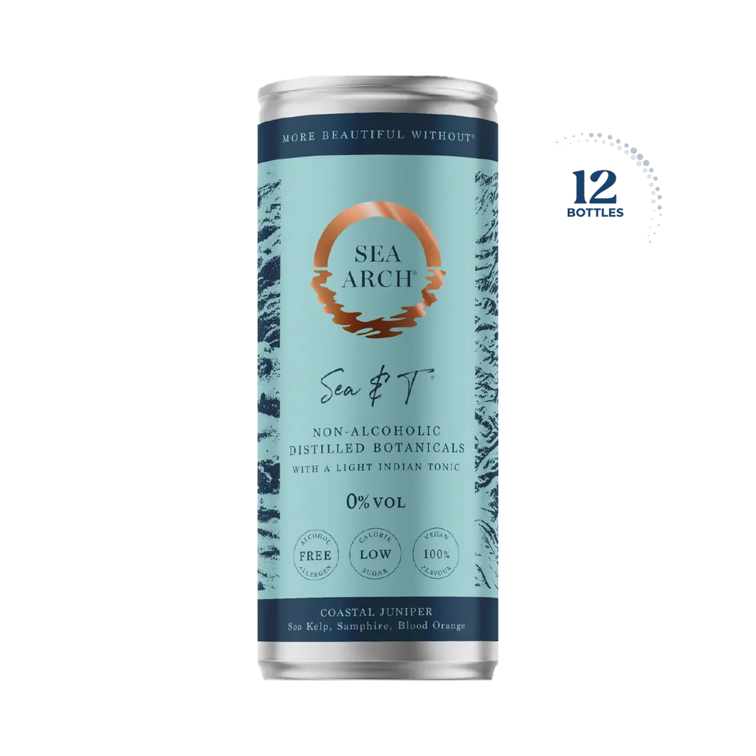 Sea Arch Sea &amp; T Non Alcoholic Gin &amp; Tonic, Case 12x250ml
