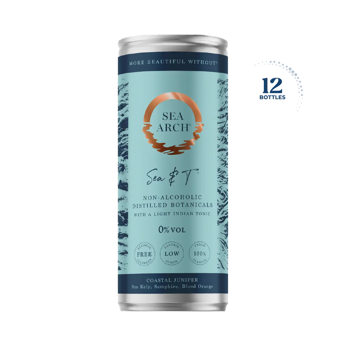 Sea Arch Sea &amp; T Non Alcoholic Gin &amp; Tonic, Case 12x250ml