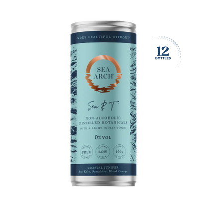 Sea Arch Sea &amp; T Non Alcoholic Gin &amp; Tonic, Case 12x250ml