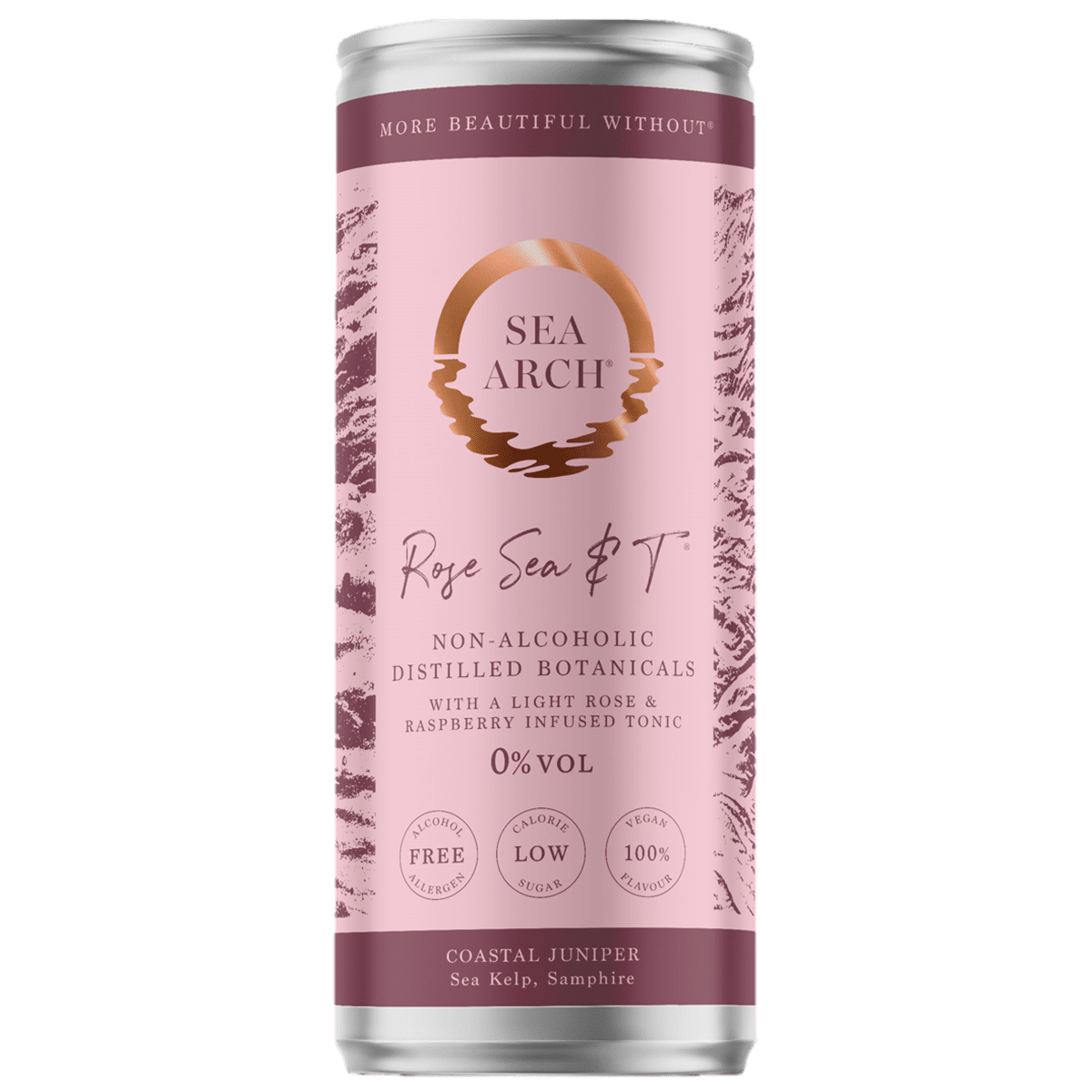 Sea Arch Rose Sea &amp; T Non Alcoholic Gin &amp; Tonic