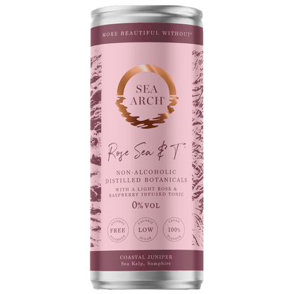 Sea Arch Rose Sea &amp; T Non Alcoholic Gin &amp; Tonic