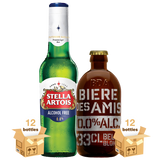 Stella Artois 0.0% & Bière Des Amis 0.0% Bundle