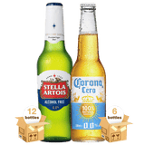 Stella Artois 0.0% & Corona Cero 0.0% Bundle