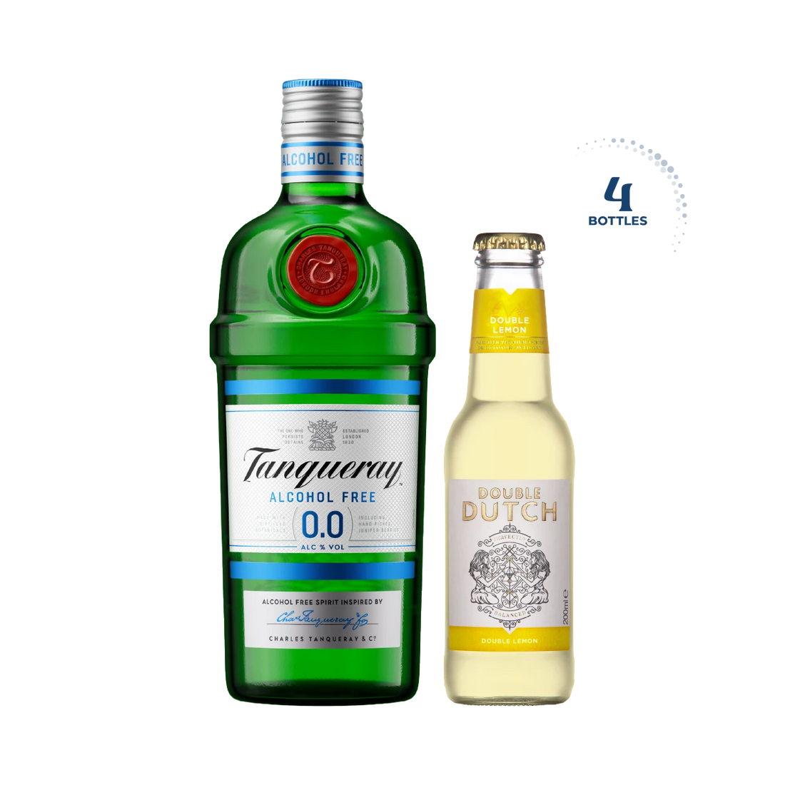 Tanqueray 0.0% &amp; Double Dutch Double Lemon Tonic Bundle